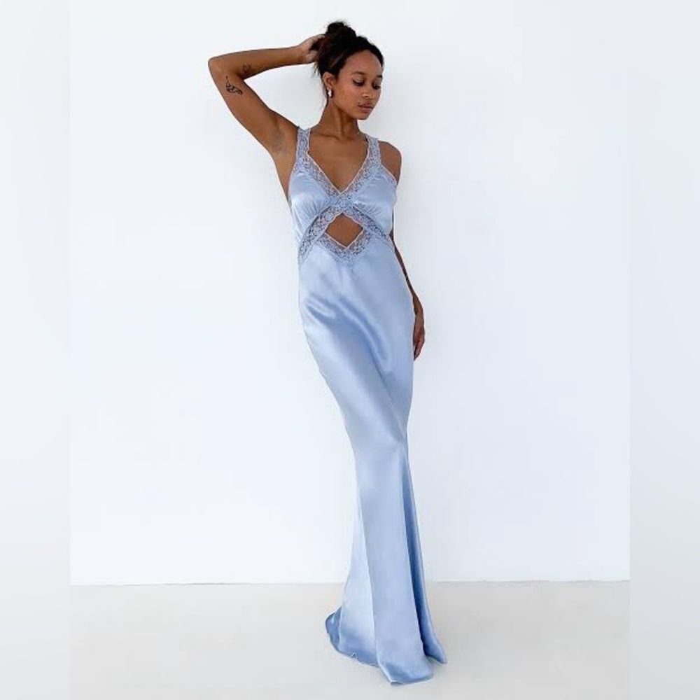 NWT Rumored Crossroads Maxi Dress in Ice